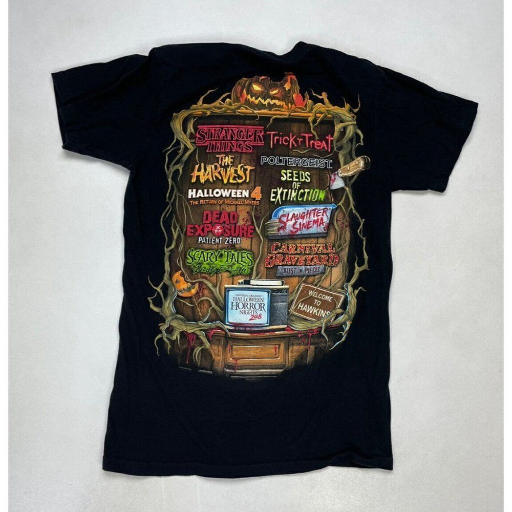 Universal Orlando Halloween Horror Nights 2018 Graphic T-shirt Women XS Black